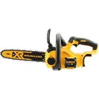 DeWalt Motosierra a batería DCM565N-XJ (azul) Flexvolt, 18 V, longitud de la espada 30 cm, tipo de cadena semibistriada, 3,8", sin batería