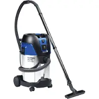 Nilfisk Aspiradora Aero 31-21 PC Inox, para uso en húmedo y seco, con depósito de acero inoxidable y alta capacidad. Potencia: 1250 W - Capacidad: 30 litros; 107406607