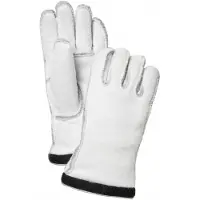 Hestra - Women's Heli Ski Liner 5 Finger - Guantes size 5, blanco