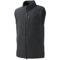 Mufflon - Ivo - Chaleco de lana merina size M, negro/gris