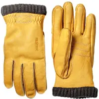 Hestra - Deerskin Primaloft Rib - Guantes size 11, amarillo