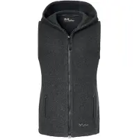 Mufflon - Women's Momo - Chaleco de lana merina size XL, gris/negro