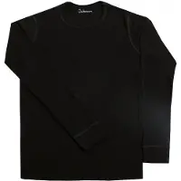 Joha - Blouse Long Sleeves - Ropa interior merino size L, negro