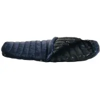 Western Mountaineering - TerraLite - Saco de dormir de plumas size 165 cm, negro/azul