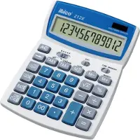 Ibico Calculadora 212X banco/azul