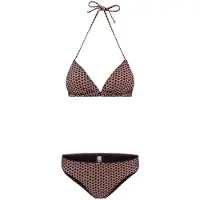 Shiwi Ladies Retro Miniprint Liz Triangle Bikini Bourgondy Aubergi Talla: 34 | Bikinis Outlet | Mujer