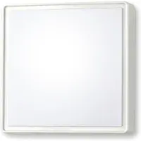 FABAS LUCE Lámpara de pared y techo Oban, fabricada en policarbonato blanco, con casquillo E27, máx. 42 vatios, diseño robusto para uso en interiores y exteriores. Número de artículo: 3225-61-102