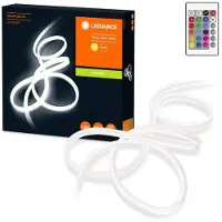 Ledvance 4058075504721, Tira de luces universal, para uso exterior, color blanco, silicona, grado de protección IP44, clase II
