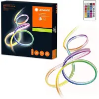 Ledvance Neon Digital Flex: Tiras LED exteriores de silicona, de 5 metros, con tecnología RGB + RC, protección IP44, para iluminación indirecta y directa en jardines y balcones