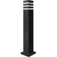 Goldlux TEKSAS 74 E27, lámpara de pie para jardín, grafito, IP44,
