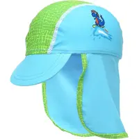 Playshoes Gorra 'Dino' turquesa / kiwi / verde claro