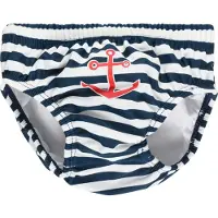 Playshoes Bermudas navy / rojo claro / blanco