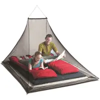 Sea to Summit - Nano Mosquito Pyramid Net - Mosquitera size 170 x 240 x 130 cm, gris