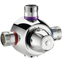 Delabie Termostato de grupo PREMIX COMFORT, conexión G11/4B, caudal de 140 l/min