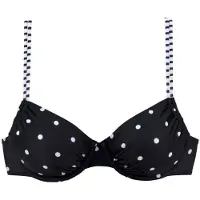 s.Oliver Top de bikini 'Audrey' negro / blanco