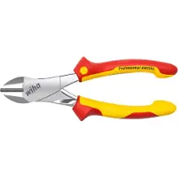 Wiha Cortador eléctrico profesional para bordes, con sistema DynamicJoint y resorte de apertura (40921), de 160 mm