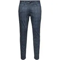 Only & Sons Pantalón chino 'ONSMark' navy / azul noche / blanco