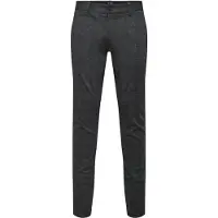 Only & Sons Pantalón chino 'Mark' gris / negro moteado
