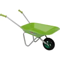 Pflanzen-Kölle . Carretilla infantil, color verde