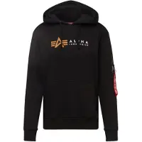 Alpha industries Sudadera naranja / rojo / negro / blanco