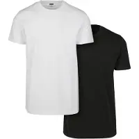 Urban Classics Camiseta negro / blanco