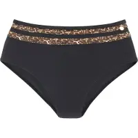 LASCANA Braga de bikini 'Adele' beige / marrón / negro