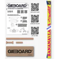Gibbon Slacklines - Giboard Line - Slackline size 160 x 3,5 cm, banana lama