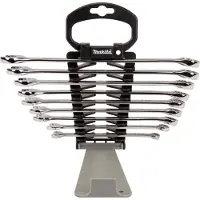 Makita Juego de llaves mixtas de 9 piezas, 8 - 18 mm (B-65539)