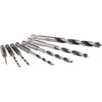Makita Kit de brocas para madera , 7 piezas, 1/4