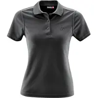 Maier Sports - Women's Ulrike - Polo size 48, negro/gris