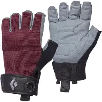 Black Diamond - Women's Crag Half-Finger Gloves - Guantes size XS, gris