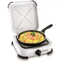 Kemper Placa de cocina a gas, 1 fuego, 1400W