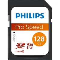 Philips Tarjeta De Memoria Sdxc 128gb Class 10 Uhs-i U3 V30 A1