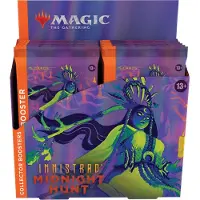 Magic the gathering Innistrad Midnight Hunt Collector Booster Trading Cards Inglés 12 Sobres