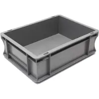 Viso Bandeja de transporte de polipropileno, capacidad de 10 litros, carga máxima de 30 kg, dimensiones: 300 x 400 x 120 mm