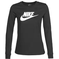 Nike Camiseta manga larga W NSW TEE ESSNTL LS ICON FTR mujer - Negro - EU S