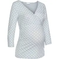 LASCANA Pijama gris / blanco