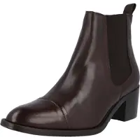 Bianco Botas Chelsea 'Carol' marrón oscuro