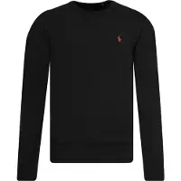 Ralph Lauren para hombre. 710766772001 Sudadera de felpa RL negro (M), Casual, Algodón, outlet 2026.