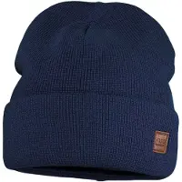Maximo - Kid's Beanie mit Umschlag - Gorro size 49-51 cm, azul