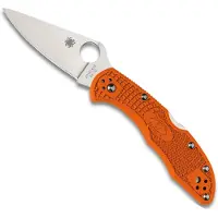Spyderco - Delica 4 Lightweight Flat Ground - Cuchillos gris