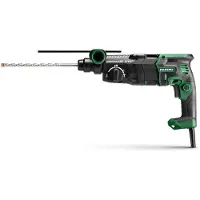 HiKOKI Taladro percutor DH28PECWSZ de 900W, sistema SDS+, 28 mm, motor sin escobillas, 3.2J, con estuche