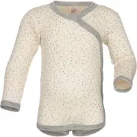 Engel - Kids' Wraparound Bodysuit L/S - Ropa interior merino size 50/56, beige