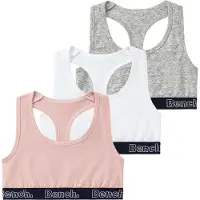 Bench Camiseta térmica gris claro / rosa / blanco