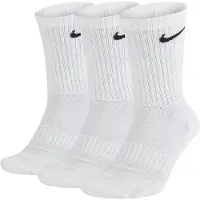 Nike - Everyday Cushioned Training Crew Socks - Calcetines multifuncionales size XL - EU: 46-50, blanco/gris