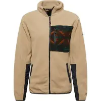 Iriedaily Chaqueta polar 'Wonderer Track' camelo / petróleo / langosta / negro