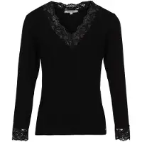 Morgan's Pomade Camiseta manga larga TRACY mujer - Negro - EU XS