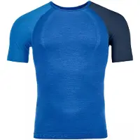 Ortovox - 120 Comp Light Short Sleeve - Ropa interior merino size M, negro/gris