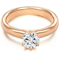 Trilani Anillo oro rosa / plata