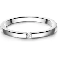 Glanzstücke Anillo plata / transparente